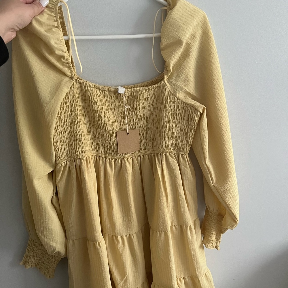 Blu Pepper yellow dress